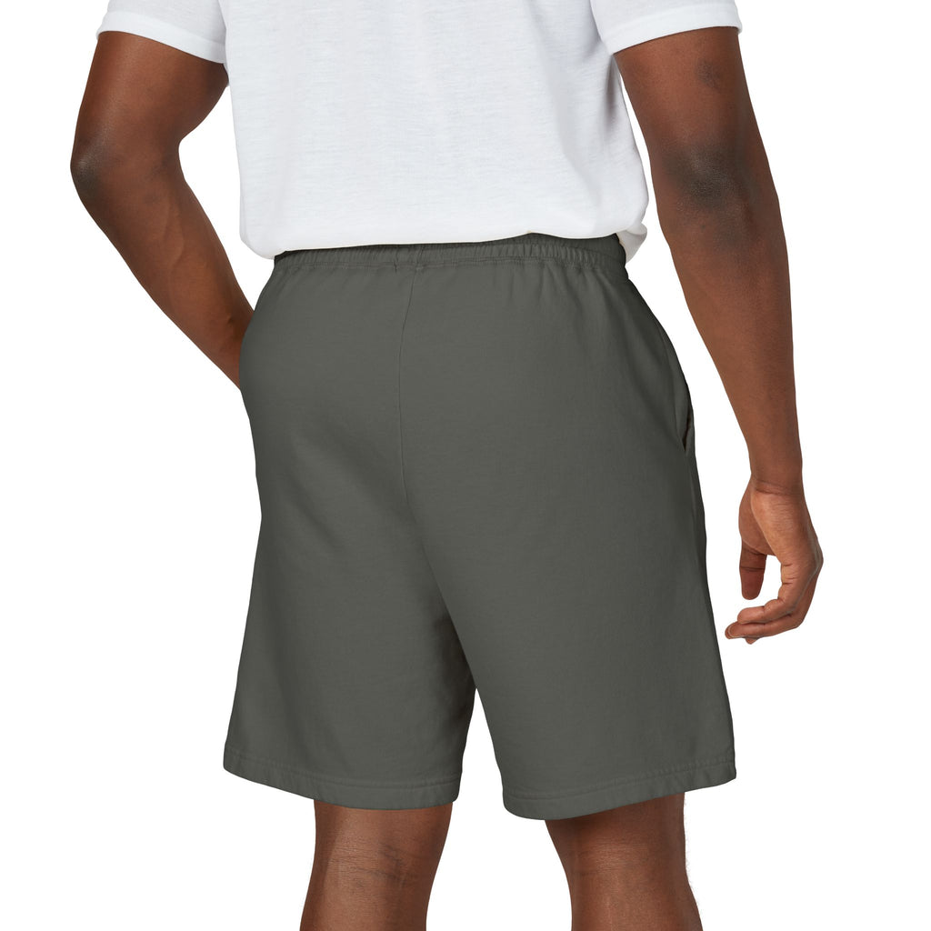 K4LM H4VEN Pepper Gray Sweat Shorts — Garment-Dyed Relaxed Lounge Shorts