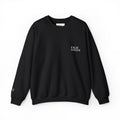 Kalm Haven Black Minimalist Crewneck Sweatshirt