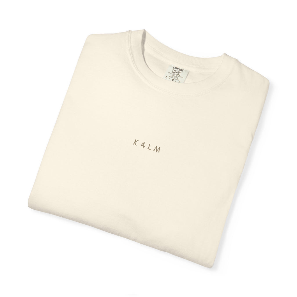 Ivory Designed For Quiet Minds T-Shirt — Small Chest Script