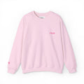 Kalm Haven Pink Minimalist Crewneck Sweatshirt