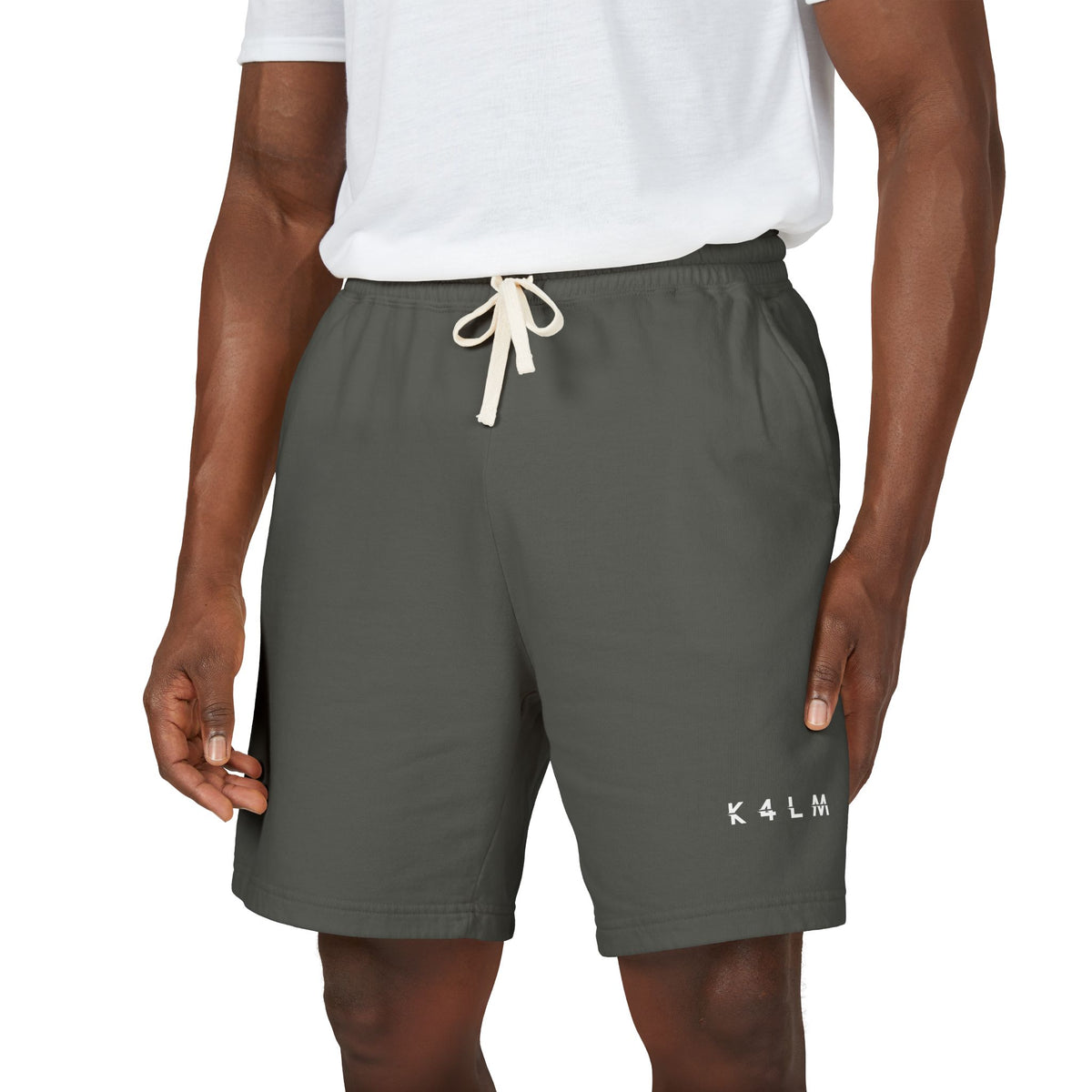 K4LM Pepper Gray Sweat Shorts
