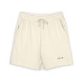 K4LM H4VEN Ivory Sweat Shorts — Garment-Dyed Relaxed Lounge Shorts
