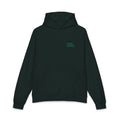 Kalm Haven Pine Green Hoodie — Minimal Pine Green Pullover