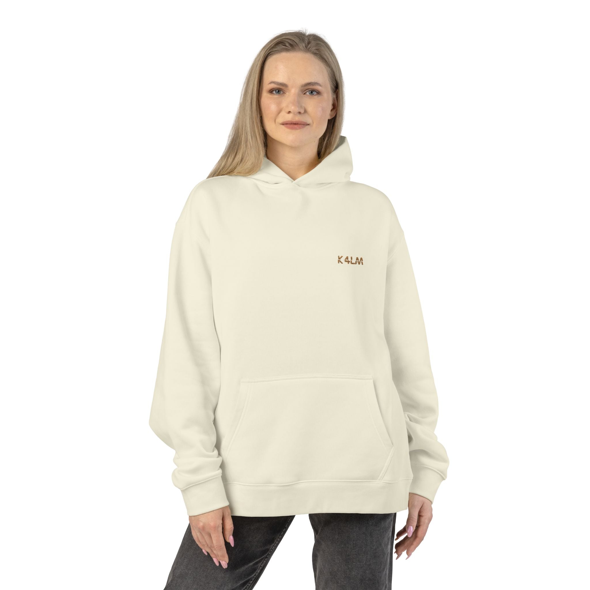 Kalm Haven Cream Hoodie — Minimalist Cream Pullover
