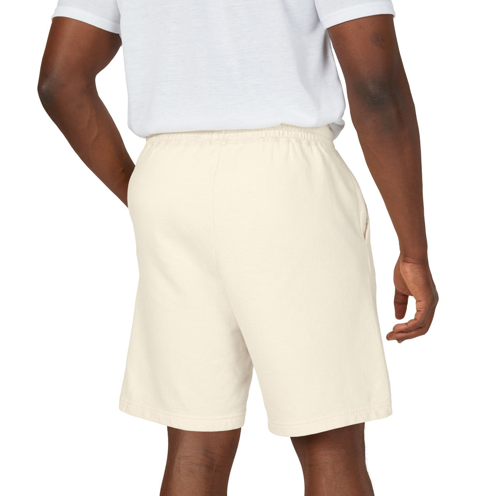 K4LM H4VEN Ivory Sweat Shorts — Garment-Dyed Relaxed Lounge Shorts
