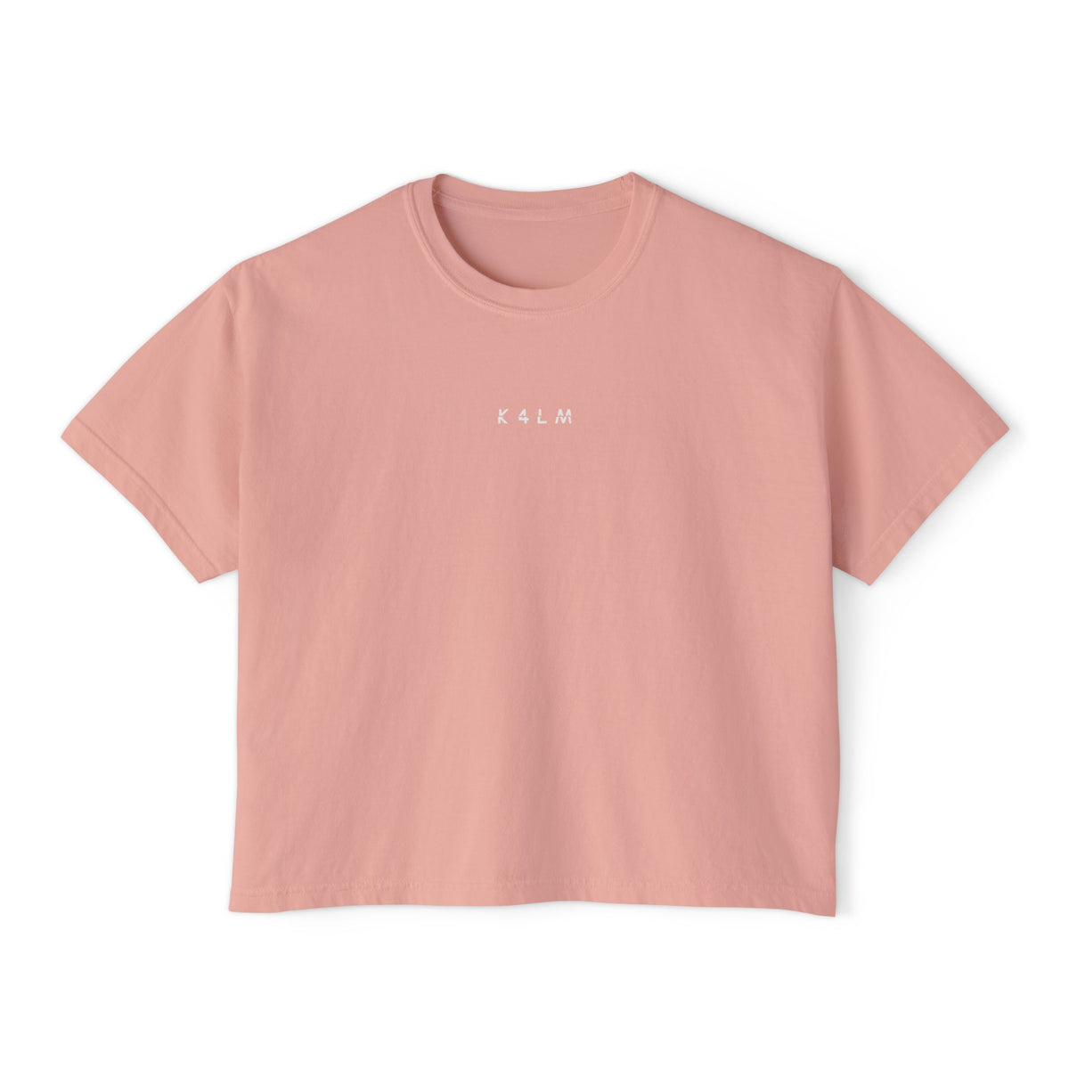 Women's Peachy Pink Oversized K4LM Tee