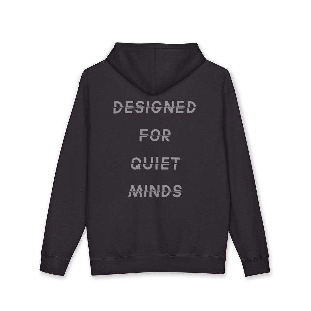 Black Designed For Quiet Minds Hoodie