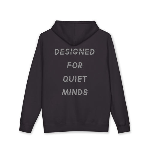 Black Designed For Quiet Minds Hoodie