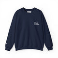 Kalm Haven Navy Blue Minimalist Crewneck Sweatshirt