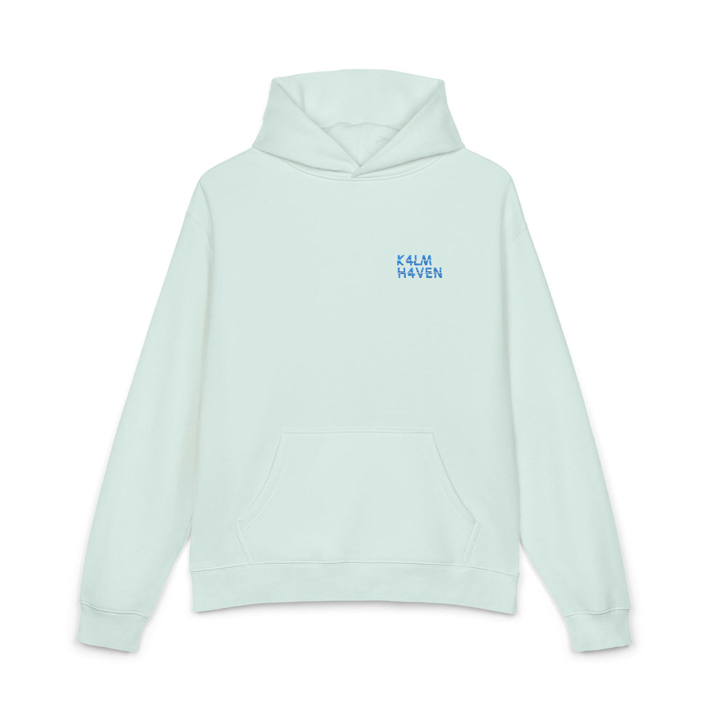 Kalm Haven Seafoam Hoodie — Minimalist Mint Hoodie