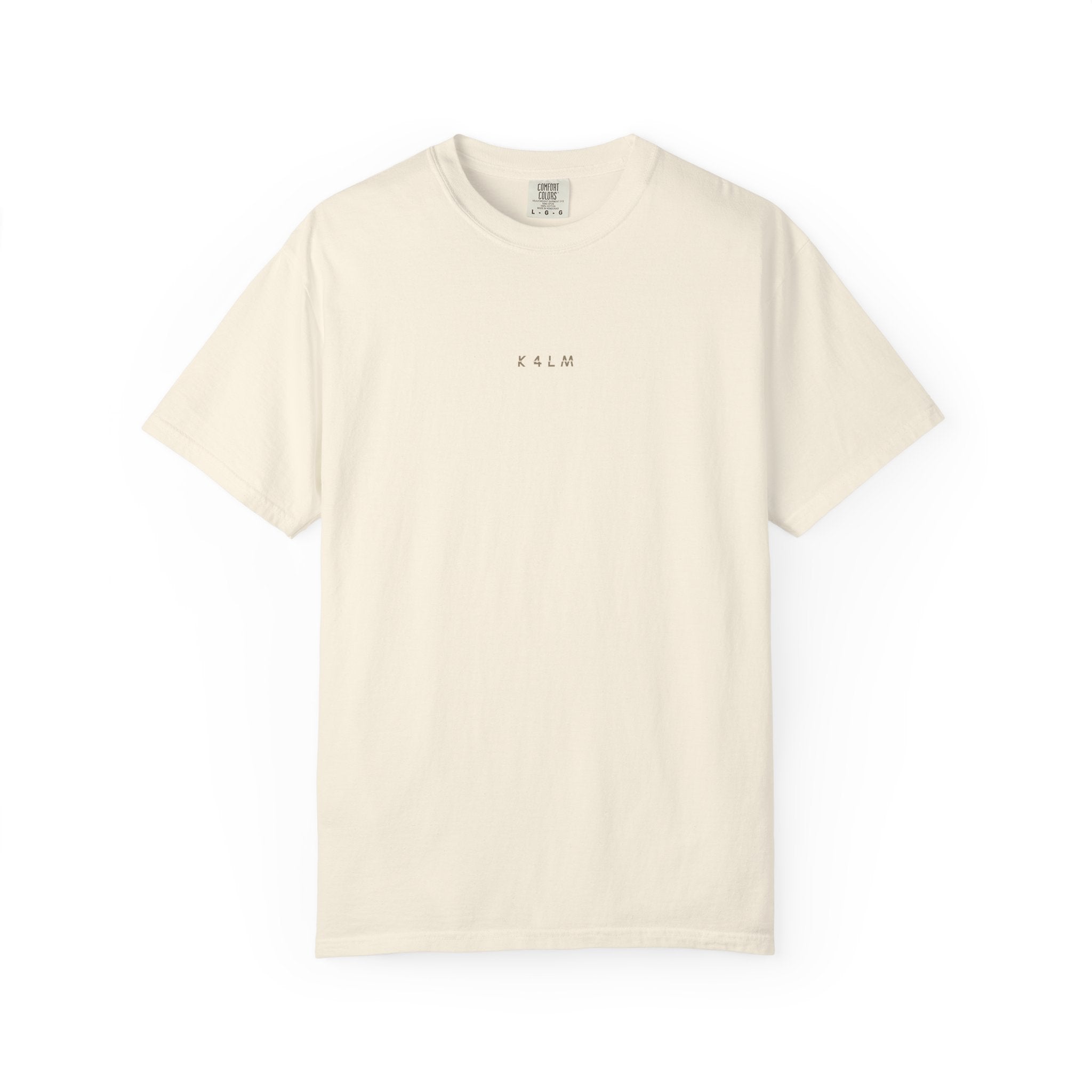 Ivory Designed For Quiet Minds T-Shirt — Small Chest Script
