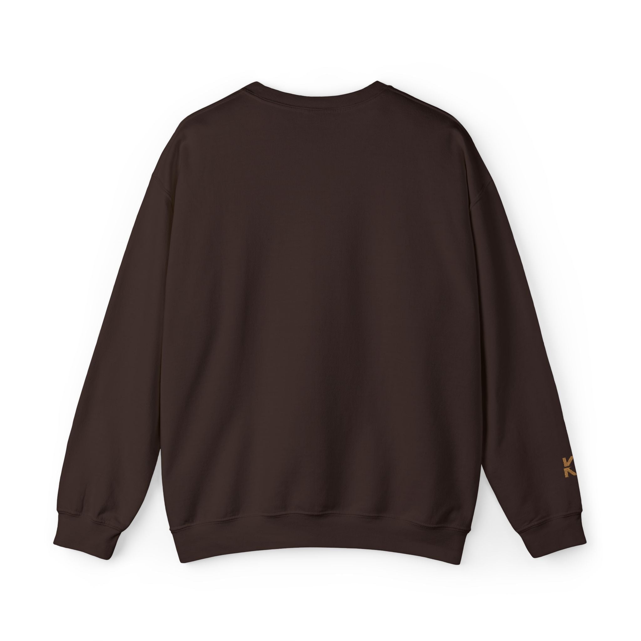 Kalm Haven Minimalist Brown Crewneck Sweatshirt