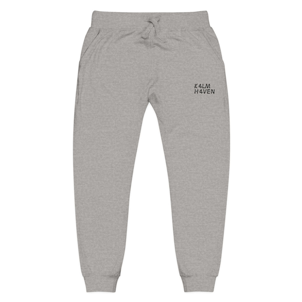 Kalm Haven Fleece Sweatpants — Cozy Casual Grey Sweats