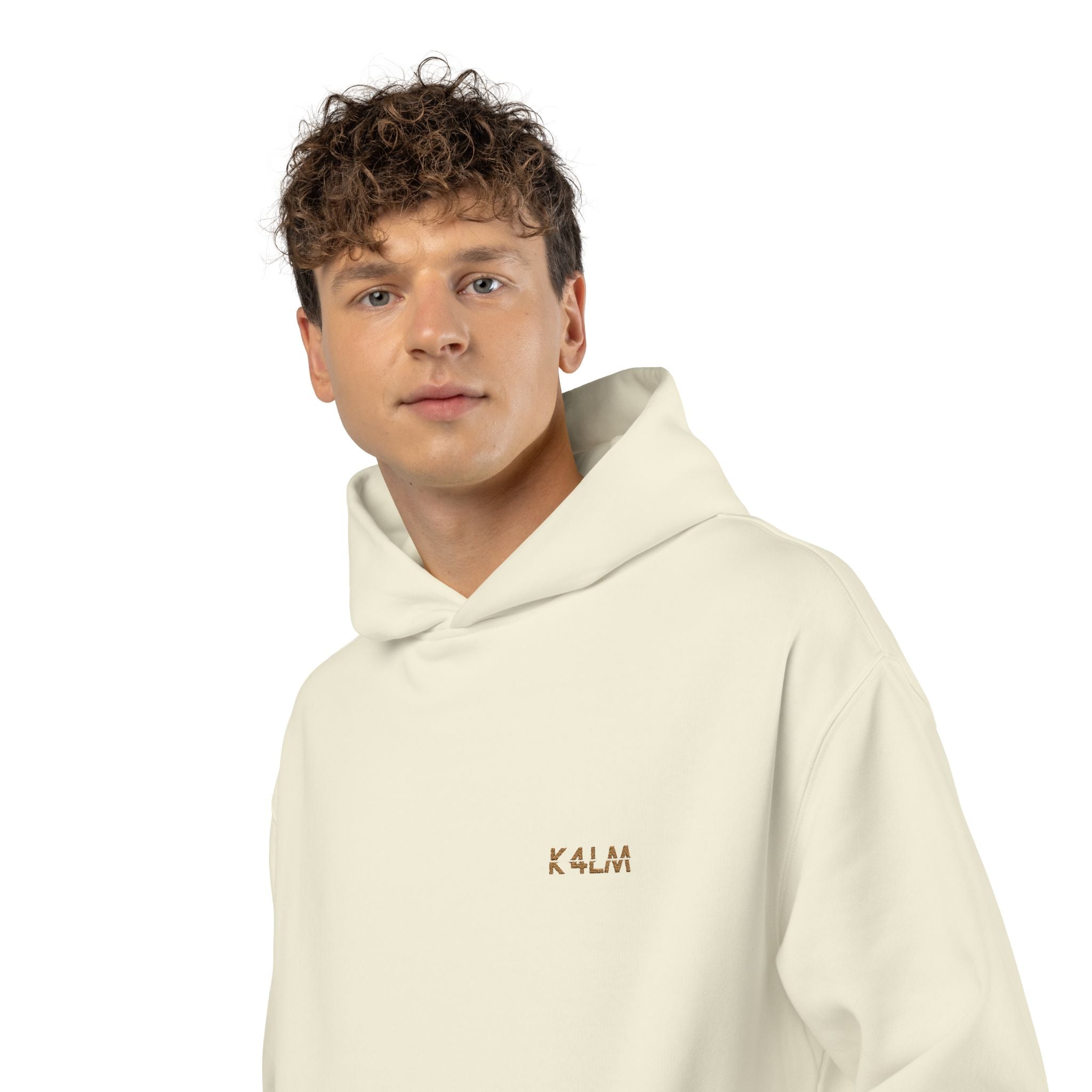 Kalm Haven Cream Hoodie — Minimalist Cream Pullover
