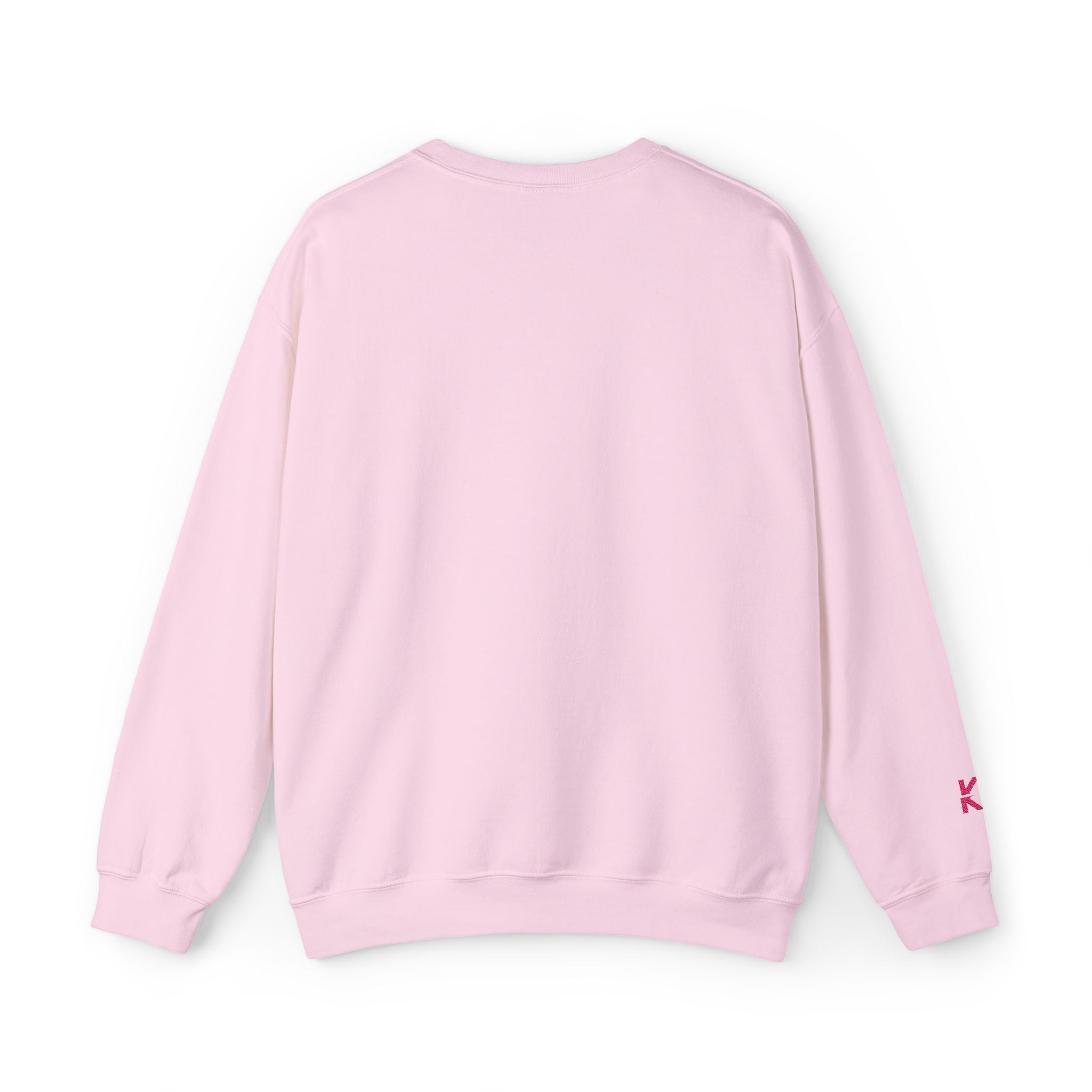Kalm Haven Pink Minimalist Crewneck Sweatshirt