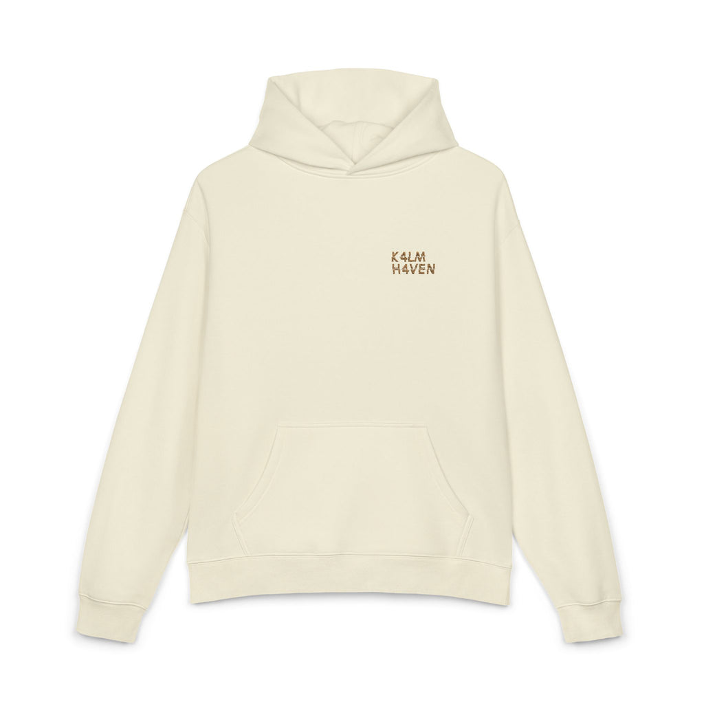 Kalm Haven Cream Hoodie — Minimalist Cream Pullover