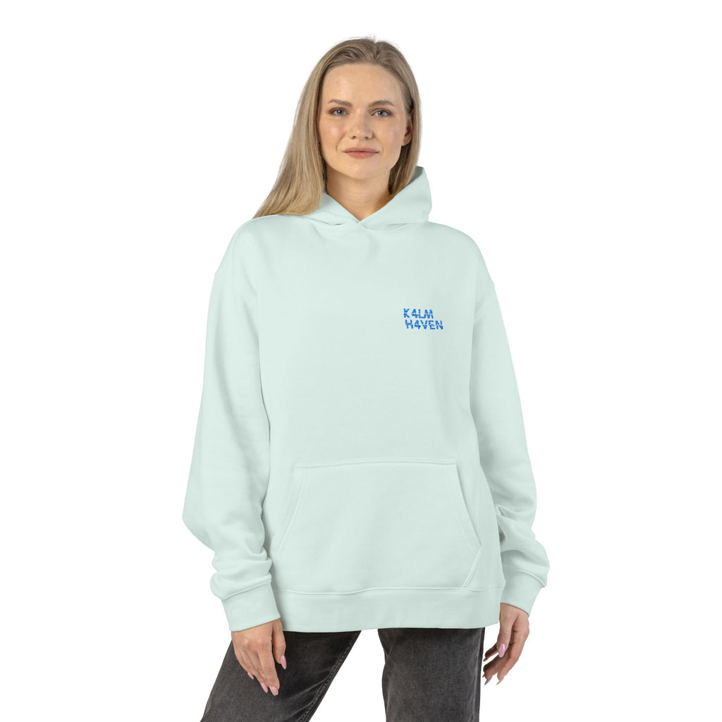 Kalm Haven Seafoam Hoodie — Minimalist Mint Hoodie