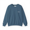 Kalm Haven Indigo Minimalist Crewneck Sweatshirt