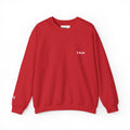 Kalm Haven Red Minimalist Crewneck Sweatshirt