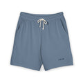 K4LM H4VEN Blue Sweat Shorts — Garment-Dyed Relaxed Lounge Shorts