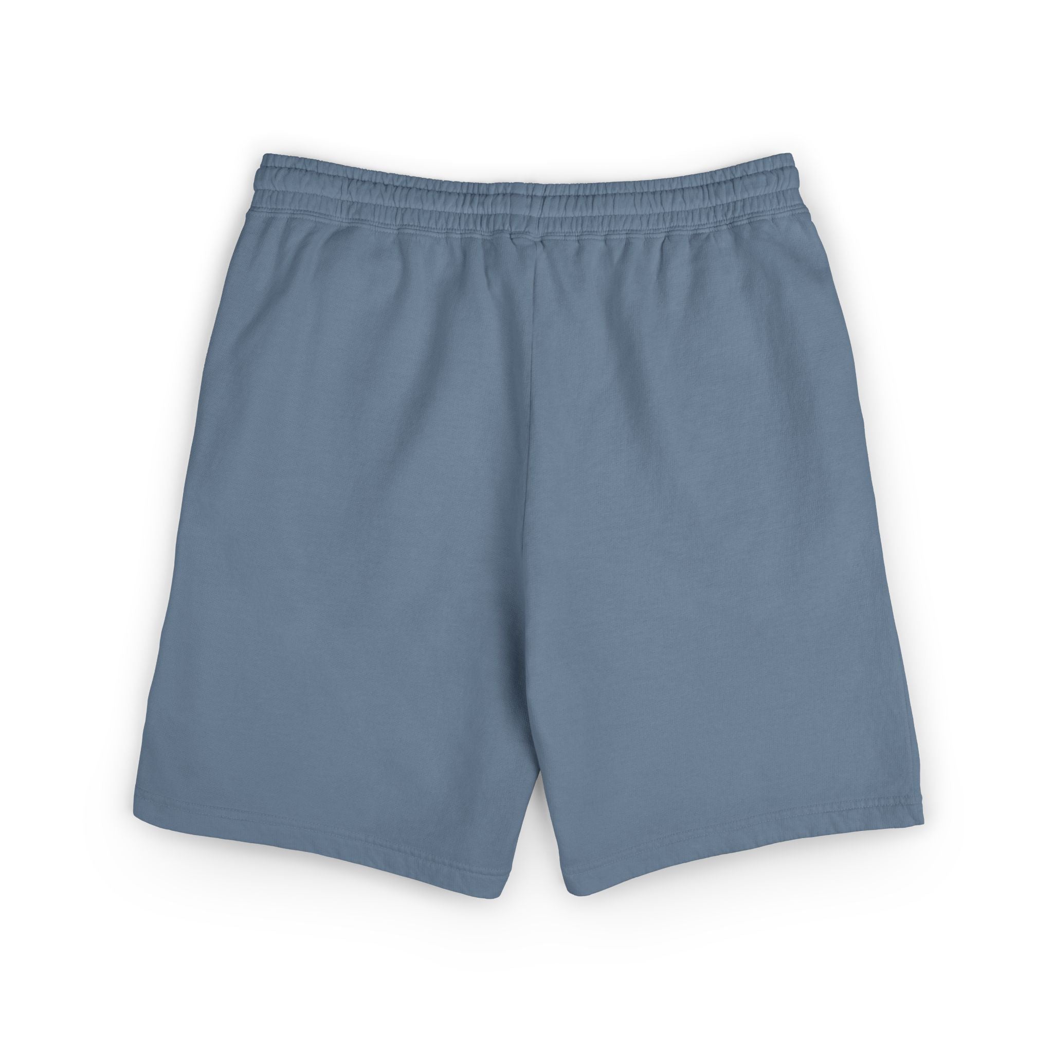 K4LM H4VEN Blue Sweat Shorts — Garment-Dyed Relaxed Lounge Shorts
