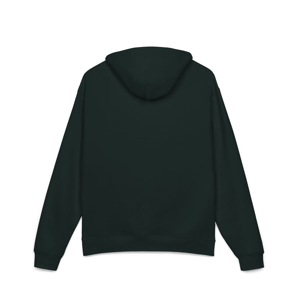 Kalm Haven Pine Green Hoodie — Minimal Pine Green Pullover