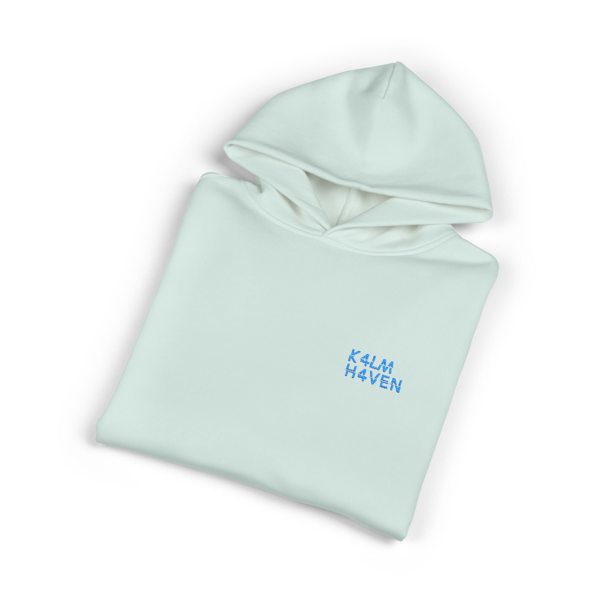 Kalm Haven Seafoam Hoodie — Minimalist Mint Hoodie