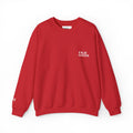 Kalm Haven Red Minimalist Crewneck Sweatshirt
