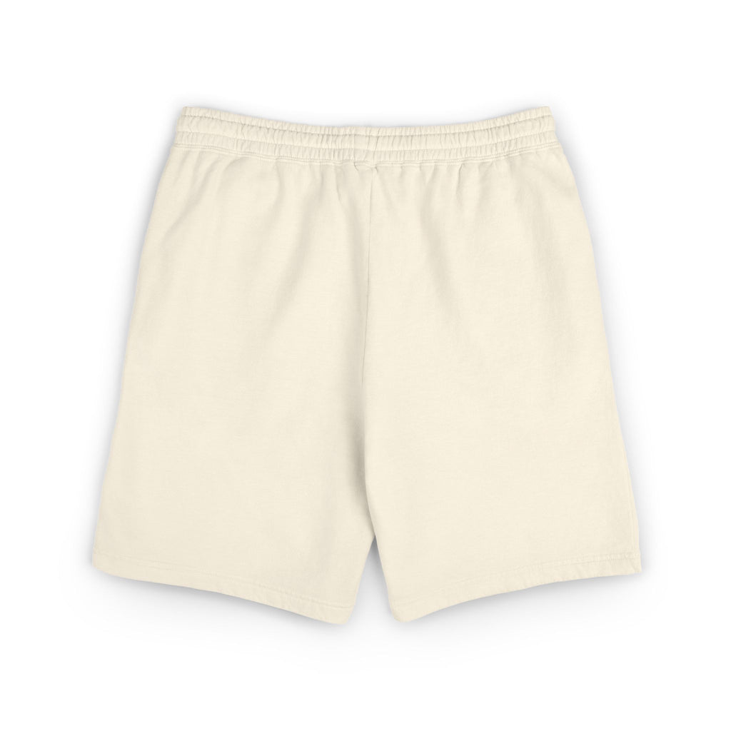 K4LM H4VEN Ivory Sweat Shorts — Garment-Dyed Relaxed Lounge Shorts