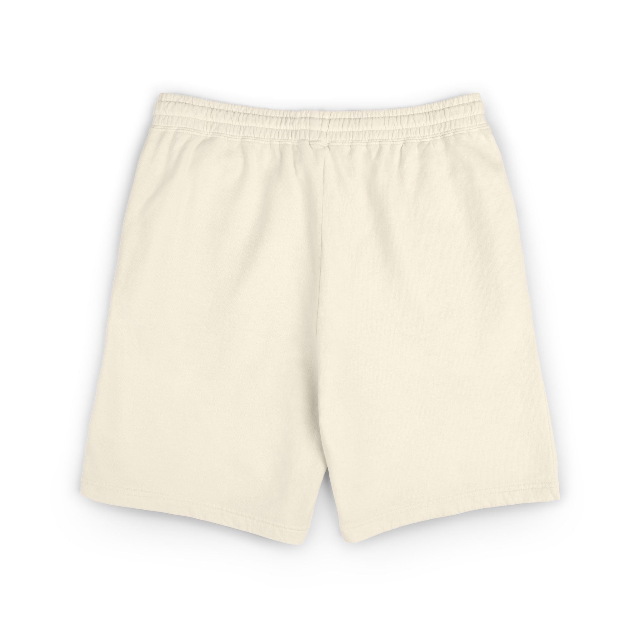 K4LM H4VEN Ivory Sweat Shorts — Garment-Dyed Relaxed Lounge Shorts