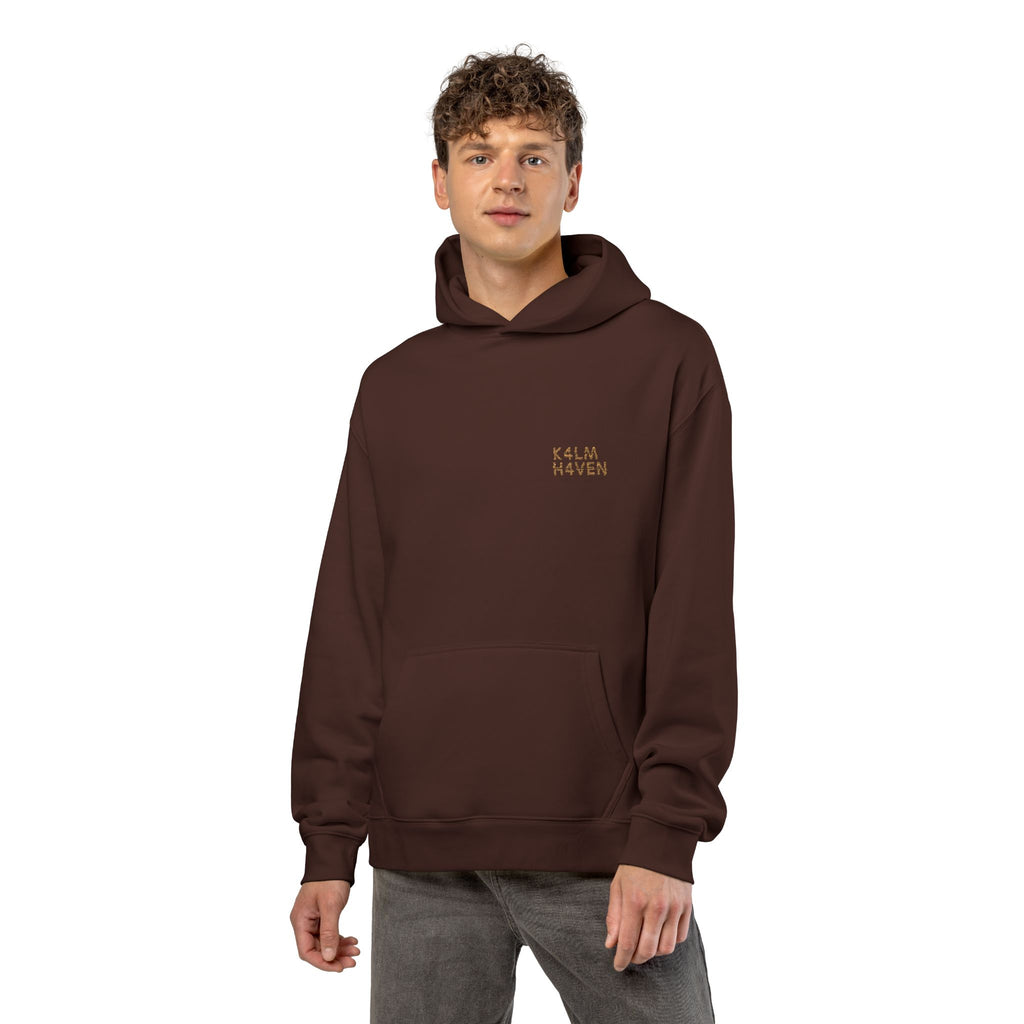 Kalm Haven Brown Hoodie — Cozy Casual Pullover