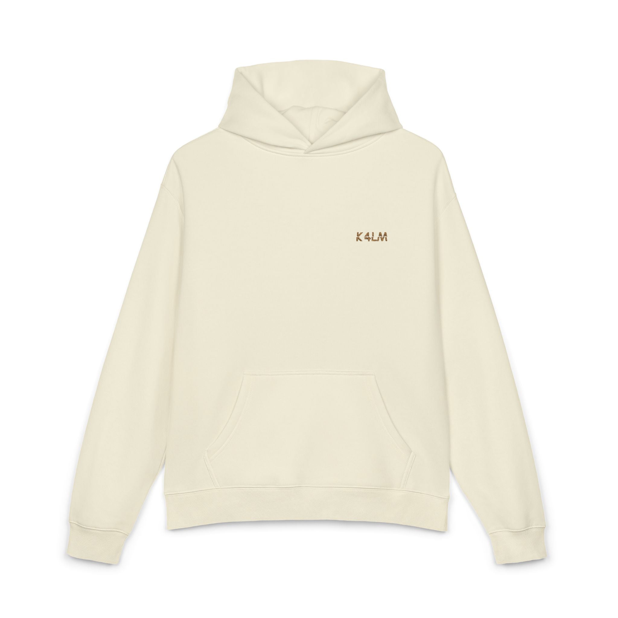 Kalm Haven Cream Hoodie — Minimalist Cream Pullover